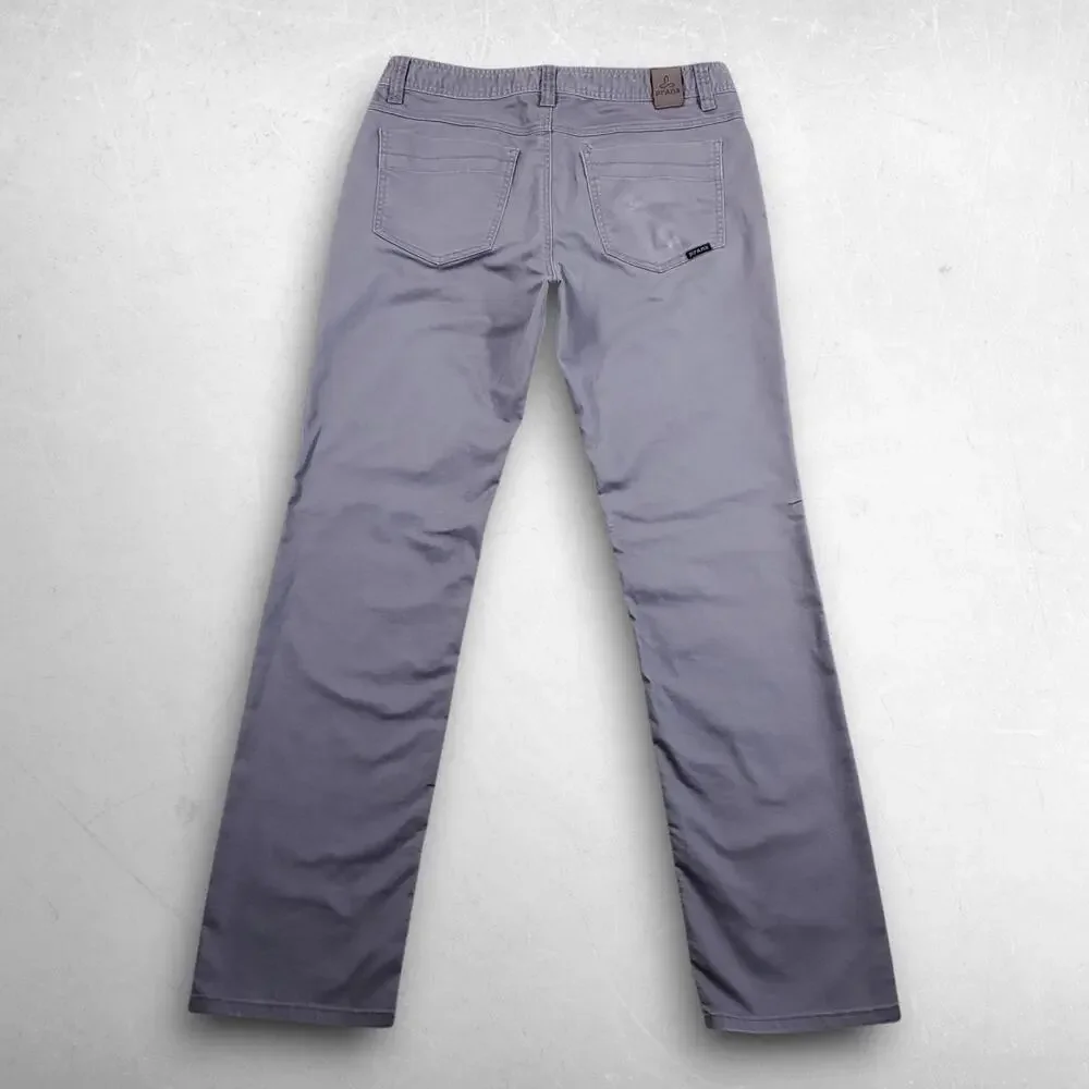 prAna Bridger Slim Fit Straight Leg Jeans Men 34x34 Gray Stretch Gorpcore Outdoo